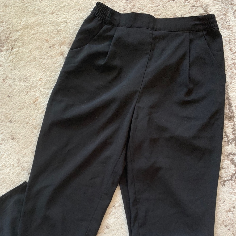 High waisted cigarette pants